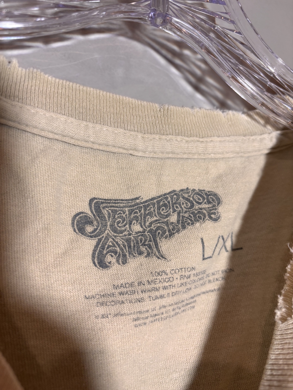 UO Jefferson Airplane Dad T-Shirt L/XL - Picture 5 of 6